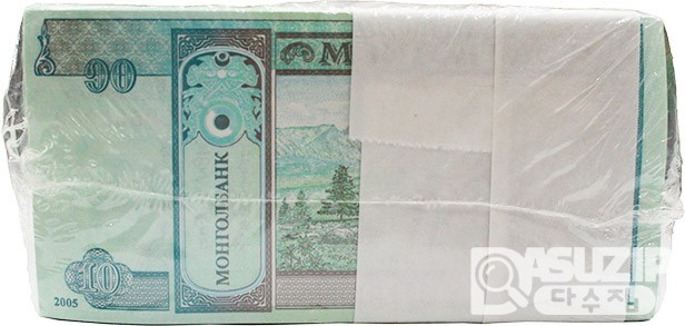 2005년 몽골 10투그릭 1000장 대관봉/ 미사용품