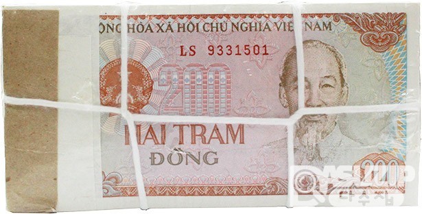 베트남 200동 1000장 대관봉/ 미사용품