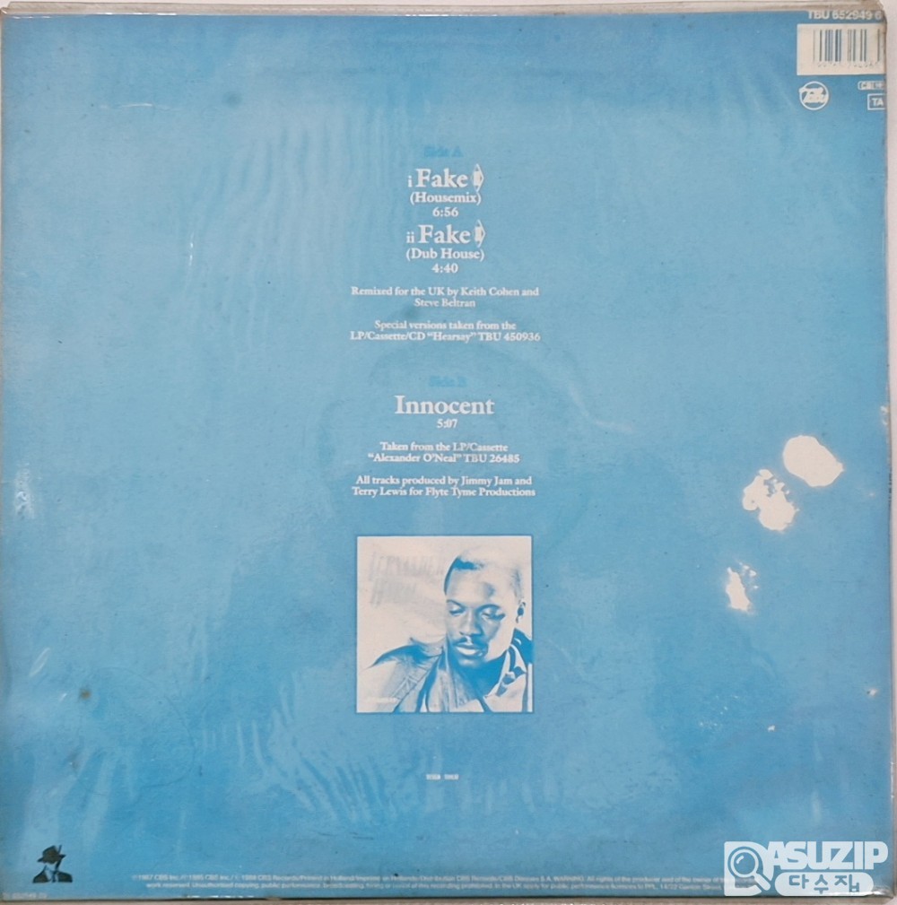 1987년 알렉산더 오닐의 두 번째 정규 앨범인 'Hearsay' (1987)에 수록된 곡 'Fake'의 리믹스 버전