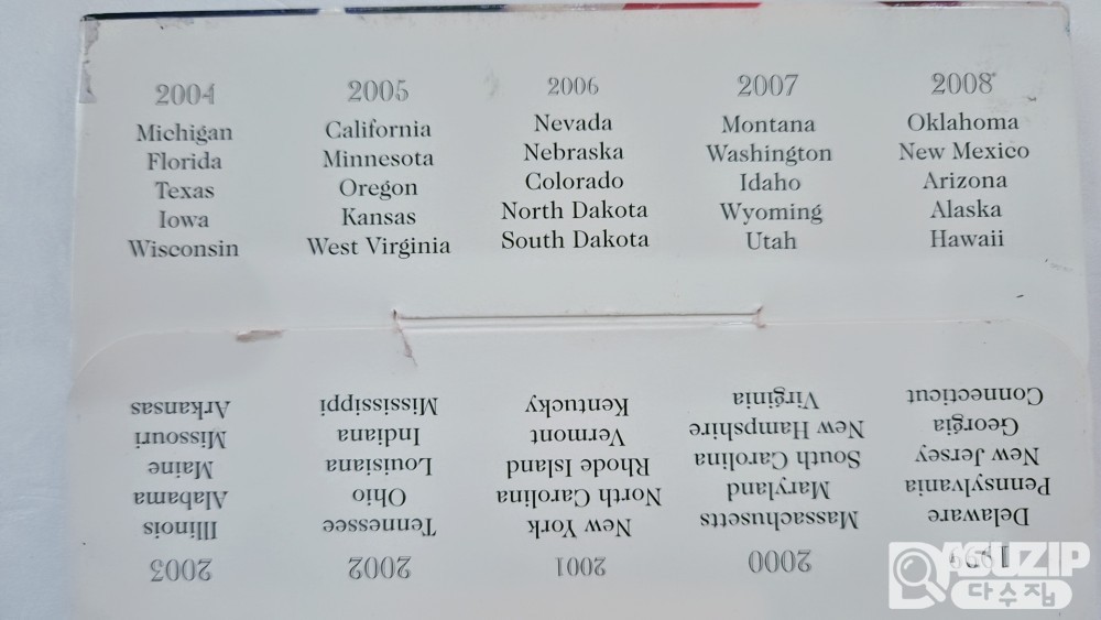 1999 필라델피아 민트 에디션 주 쿼터 컬렉션