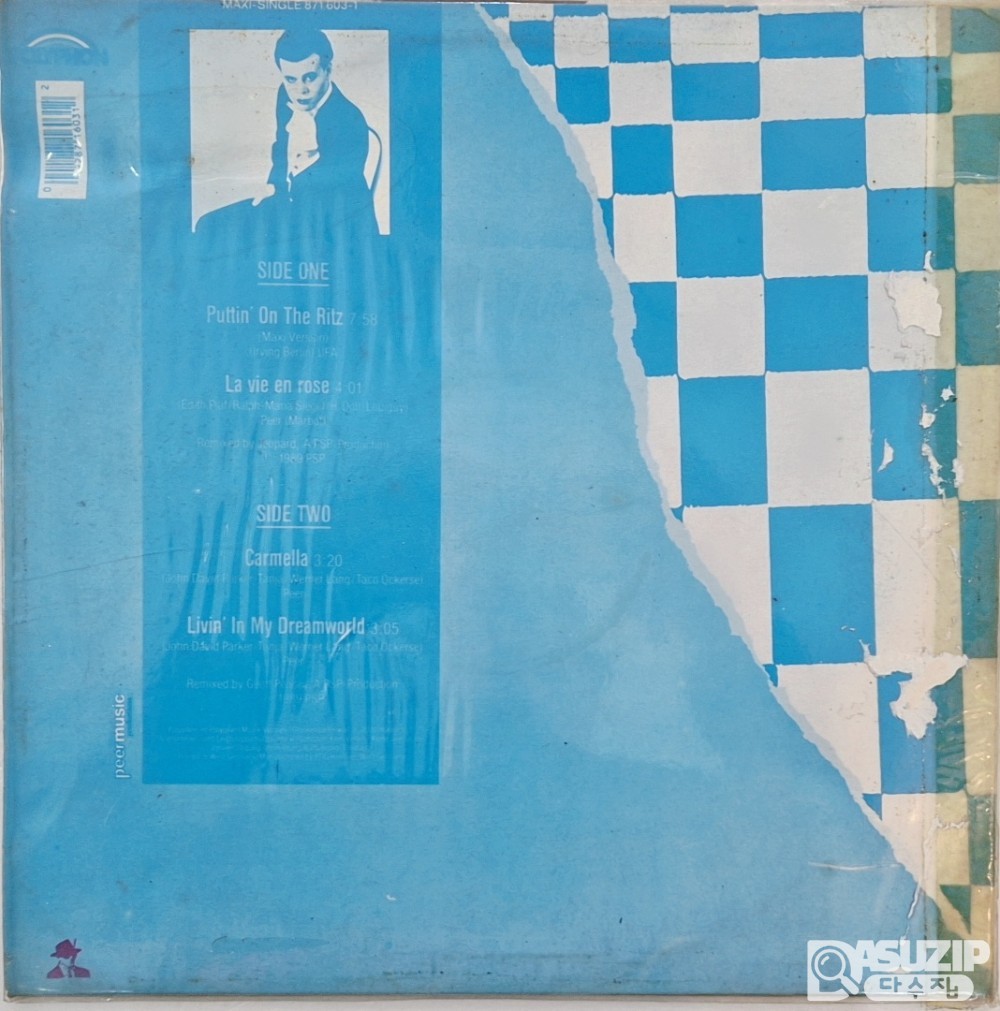 1989년 네덜란드 가수 타코(Taco Ockerse)의 싱글 **"Puttin' on the Ritz (Special Remix '89)"**