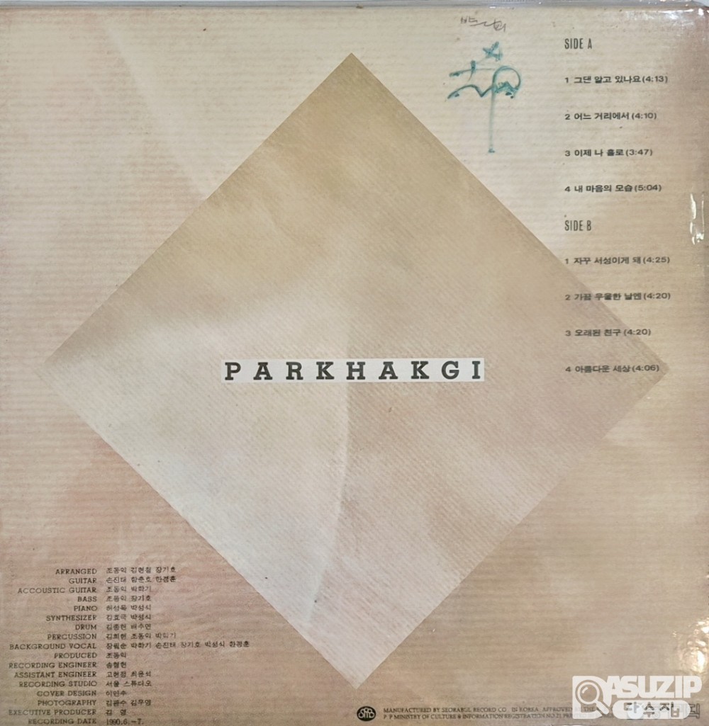 1990년 박학기의 2집 앨범