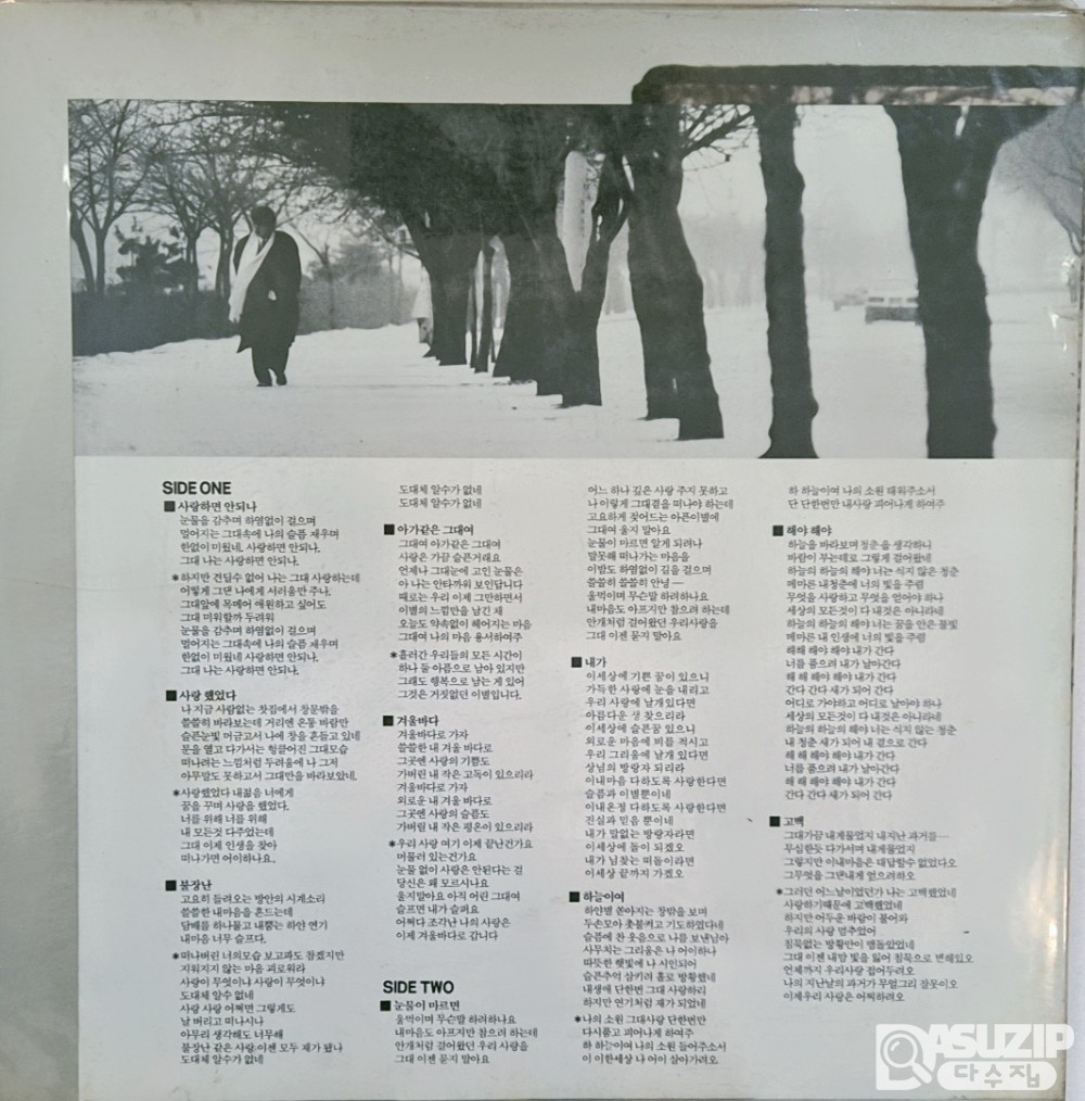 1988년 김학래의 앨범 '사랑하면 안되나