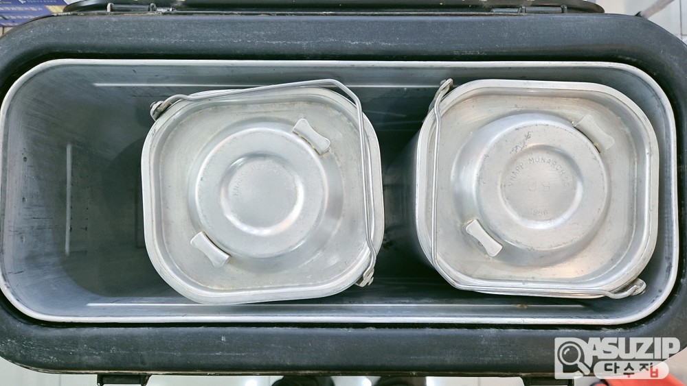 1950년대 생산되고 월남전에서 사용된 미군의 푸드컨테이너 (상태 A급)