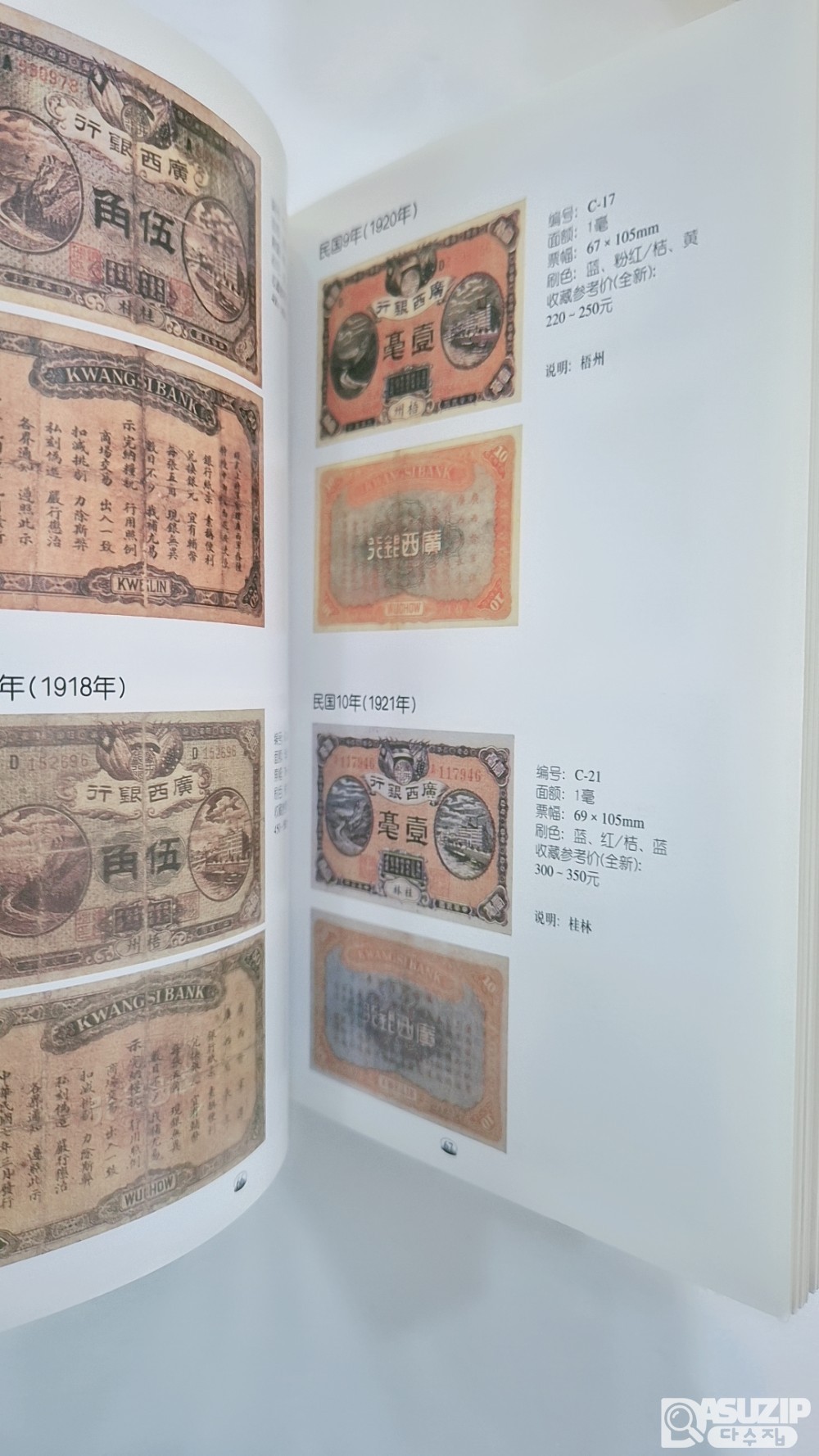 중국지폐도록: 남부지구 각성 은행 옛 지폐 도감(南部地区 各省银行旧纸币图录) 제 6권