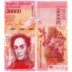 2017년 베네수엘라 20000볼리바르/ 미사용품
