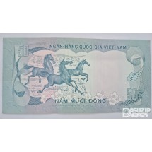 누드 지폐: 1960~70년대 베트남 동물지폐(말) 50동