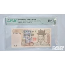 그레이딩 지폐: 4차 오천원 PMG 66등급