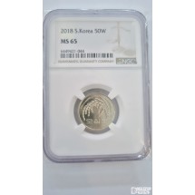 그레이딩 주화: 2018년 50주 NGC 65등급