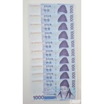 누드 지폐: 3차 천원 AAA3000 10연번