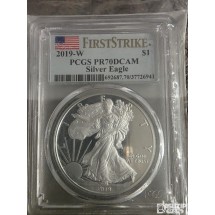 2019년형 미국 실버 이글(American Silver Eagle) 1온스 은화 초판 70등급
