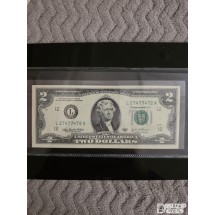 누드지폐: 특이번호: 2달러 리피트 2747 7472